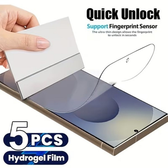 Realme 15 13 12 11 10 9 8 Pro Plus 용 5PCS 소프트 하이드로겔 필름 14 화면 보호기 유리가 아닌, 01 5Pcs, 01 Hydrogel Film, 08 For Realme 13ProPlus
