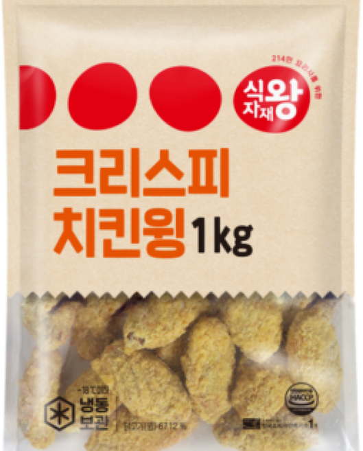 식자재왕 크리스피 치킨윙, 1개