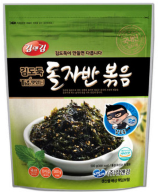 김앤김 돌자반 광천돌자반 500g, 1개