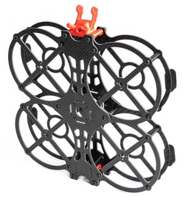 드론 원격 제어 항공기 액세서리 및 부품용 3.5인치 기계 시네후프 프레임, 01 검정색, 01 검정색