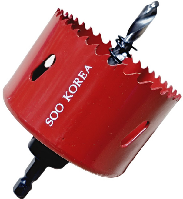 수코리아 홀쏘 홀커터 드릴홀쏘 목공홀쏘 목재용 홀쏘 [ 아바 포함 ], 200, 1개