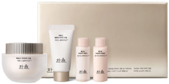 한율 백화고 기미탄력 크림 기획세트 (신형) 60ml, 1개, 상세설명 참조