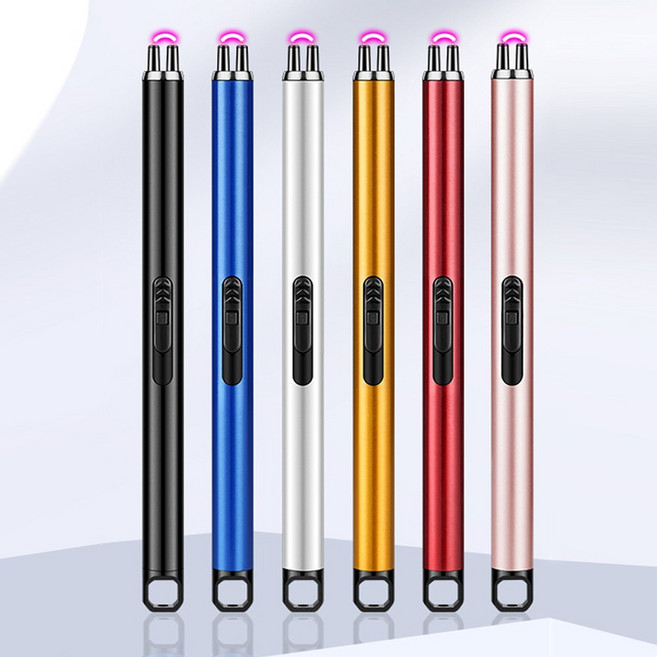 5시주문건 당일배송 fooi 충전식 USB 플라즈마 점화스틱 간편 캔들 뜸 점화기 빠른배송, 로즈골드