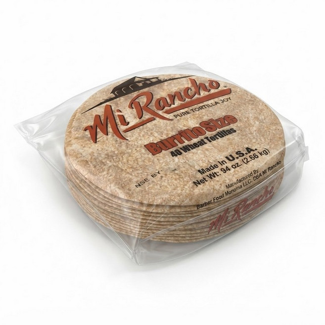 코스트코 MI RANCHO 미랜초 통밀또띠아 2.66kg(67g x 40장) gx, 40개, 67g