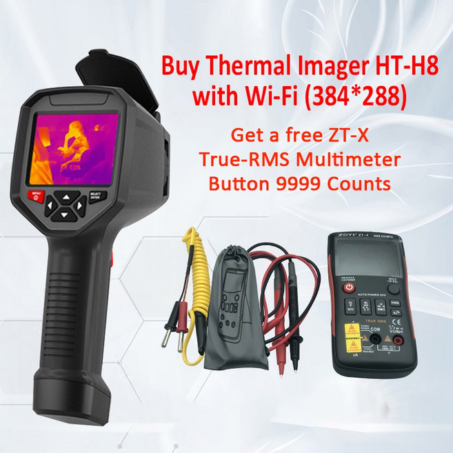 HT-H8 와이파이 IR 적외선 열화상 카메라 휴대용 온도 자동 추적 사냥용 충전식 3.5 TFT 신제품, 03 HT-H8 Free ZT-X, 1개, HT H8 Fr ZT X