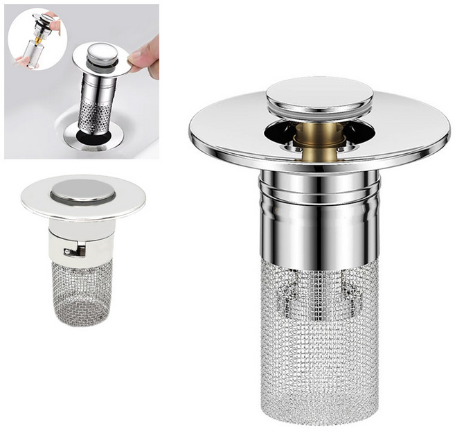 아이베란다 세면대 팝업 막힘 냄새 방지 필터