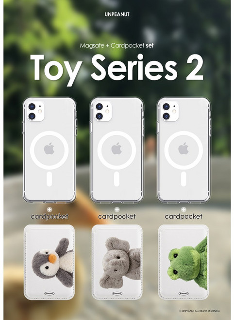 언피넛 [맥세이프 set] 두번째 토이 맥세이프 카드지갑 케이스