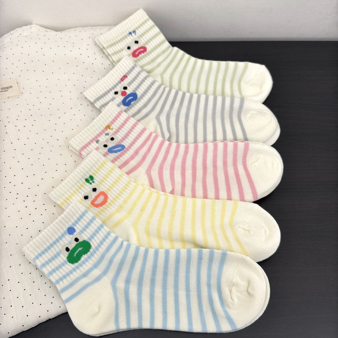 와이와이 여성 양말 5종 세트 WZ475