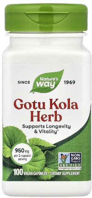 네이처스 웨이 고투콜라 허브 비건 캡슐 100정, 1개