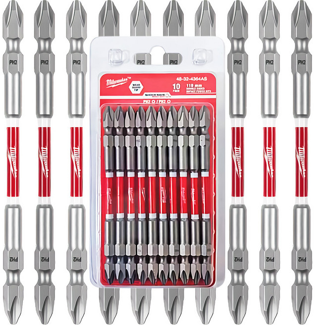 밀워키 48-32-4364 양날 토션비트 110mm PH2 10PCS