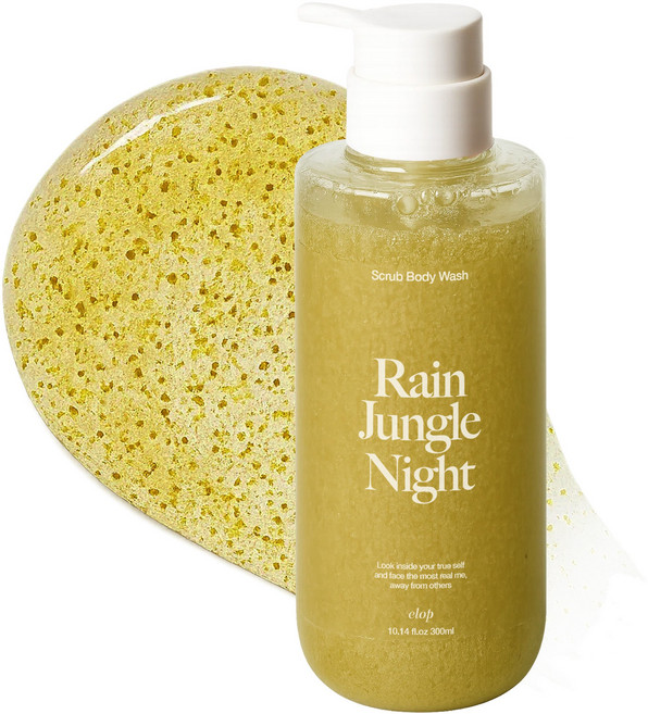 엘롭 스크럽 바디워시, 1개, 300ml, 레인정글나잇