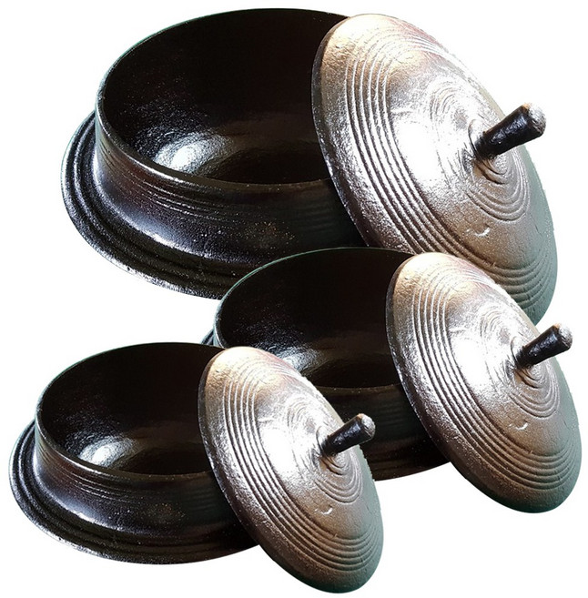 국내산 무쇠 가마솥 2인용부터 10인용 길들여진 솥, 8인용, 1개