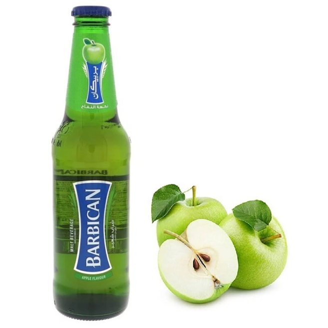 두바이 바비칸 논알콜 맥아 음료 탄산수 330ml 6병 | 애플, 6개