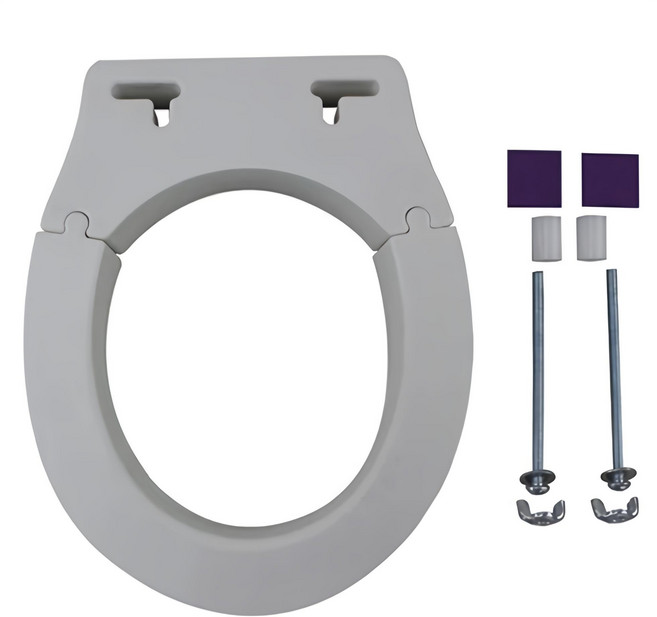 福睿得 Fred Love Health 可拆式圓型馬桶增高座墊, 白色, 1個