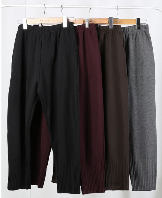 플리츠 바지 팬츠 엄마 겨울바지 주름 밴딩 몸빼 빅사이즈 중년여성옷 국내생산