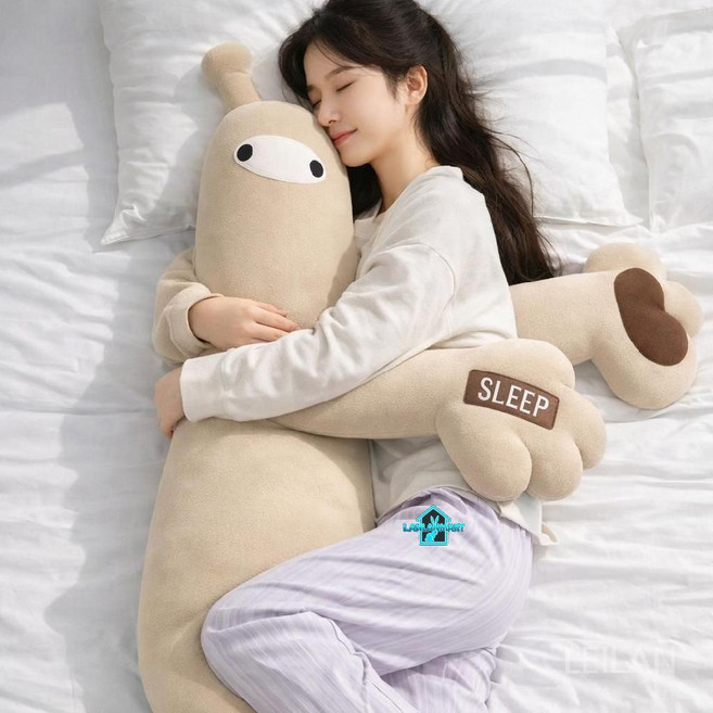 레이란 토닥토닥인형 수면유도 바디필로우 죽부인 온열 찜질 토닥토닥 스피커 수면 성인 선물, 옐로우 터치+온열