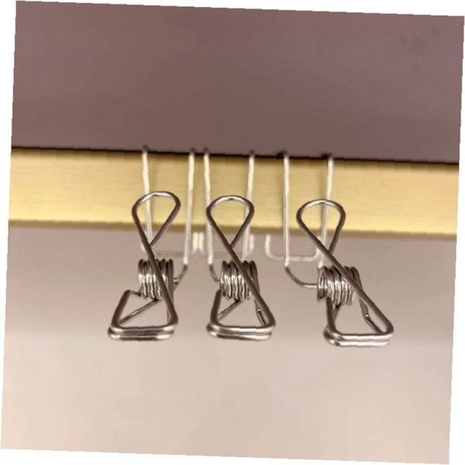 주방수납 욕실정리 스테인리스 클립형 걸이고리 상부장 하부장 문짝 선반 행주, 1개, 상부장스텐클립