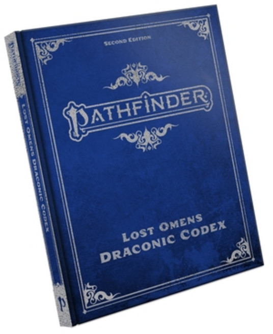 (영문도서)Pathfinder Lost Omens Draconic Codex Hardcover, Paizo, Inc., English, 9781640787506