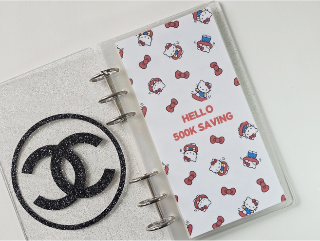 A6 헬로고양이 50만원 저축 현금 속지