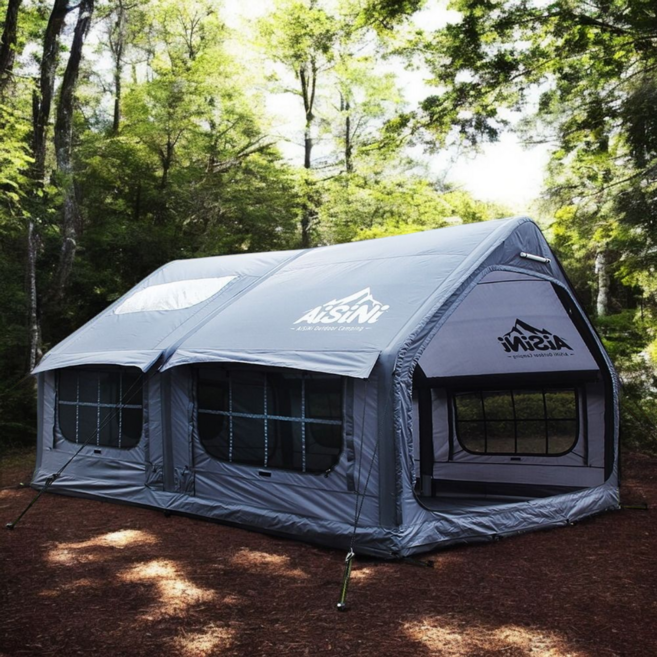 에이제이케이 [정품] 아이시니 초대형 초경량 확장형 사계절 에어텐트 390x320x220cm, AJK-TT1