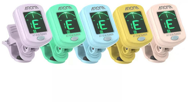아로마 마카롱튜너 조율기 AROMA AT-01A, 아로마마카롱 튜너, 바이올렛, 1개