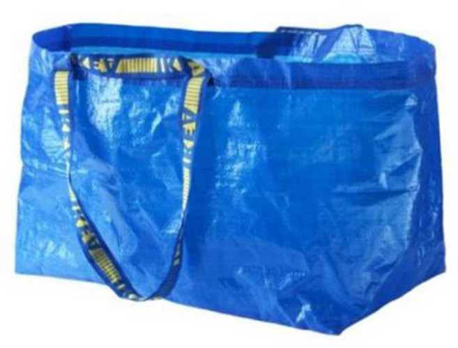 이케아 가방 장바구니 블루, 블루 라지, 1개