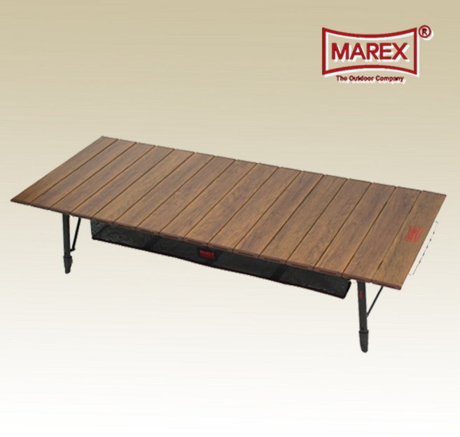 마렉스 블랙 우드 카라반 1600 캠핑테이블 키친테이블 롤테이블, 우드-카라반 1600