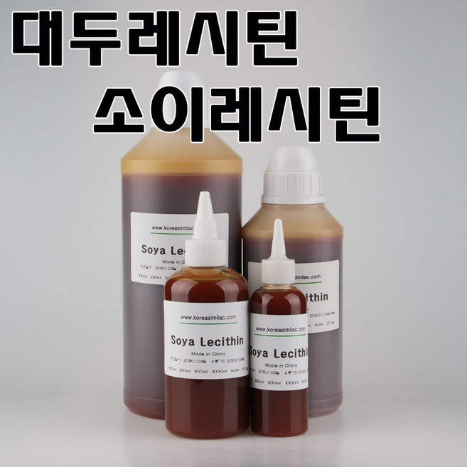 코리아씨밀락 Soya Lecithin 대두레시틴 소이레시틴, 소이레시틴 1리터, 1개