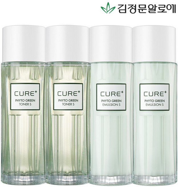 [김정문알로에] 큐어 피토그린 토너2개+에멀젼2개