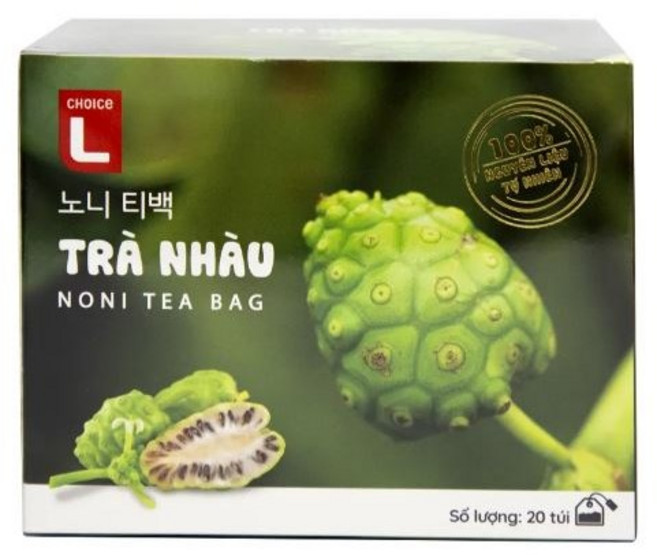 노니 티백 베트남 Choice L 초이스엘 롯데마트 하노이, 2개, 20개입, 2g