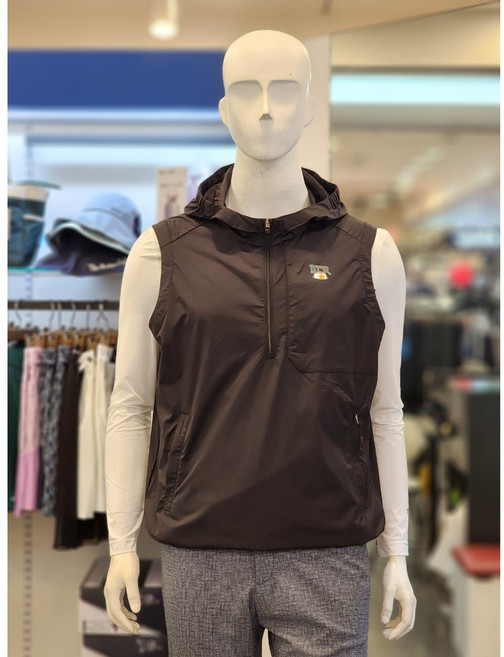 BTR골프 엔씨엑스코점 BVV5587MBLK 비티알 남성여름 후드아노락 바람막이 경량 집업조끼