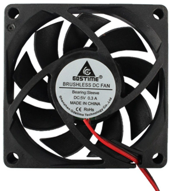 아두이노 5V 쿨러 쿨링팬 70mm DM2508, 1개