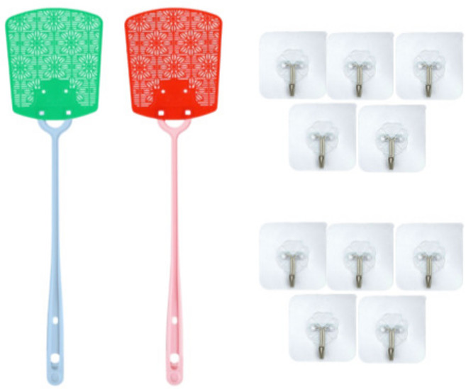 리빙메이드 롱 파리채