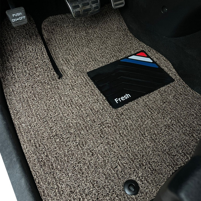 차차차 premium 전차종 확장형 카매트 운전석 코일매트 국산차 수입차 하단코드표참고, 브라운, 베이직 코일매트_운전석만