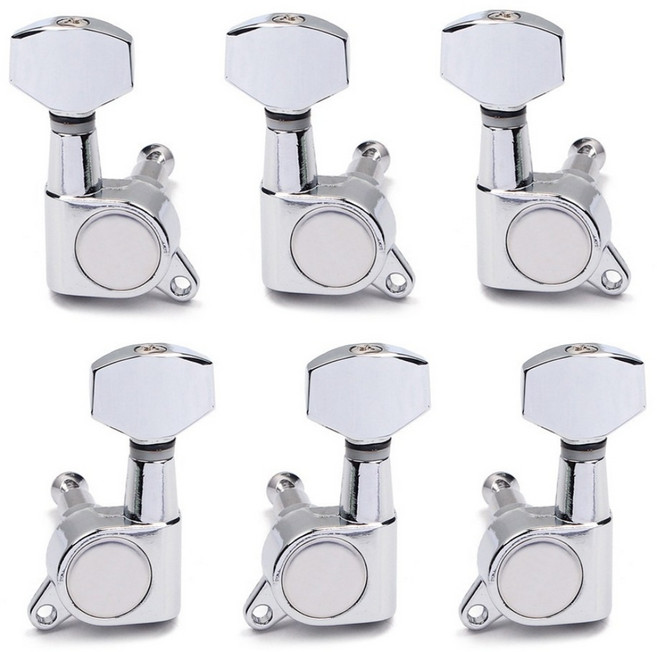 기타헤드머신 줄감개 실버 세트 95GHY, 1개