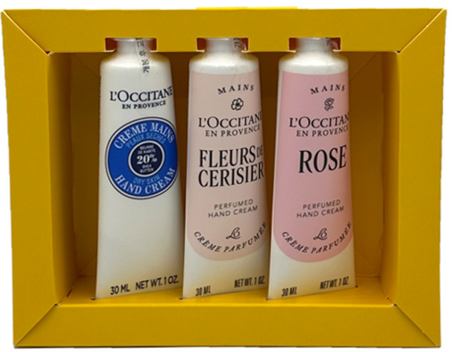 록시땅 시어 & 플로럴 핸드크림 트리오, 3개, 30ml