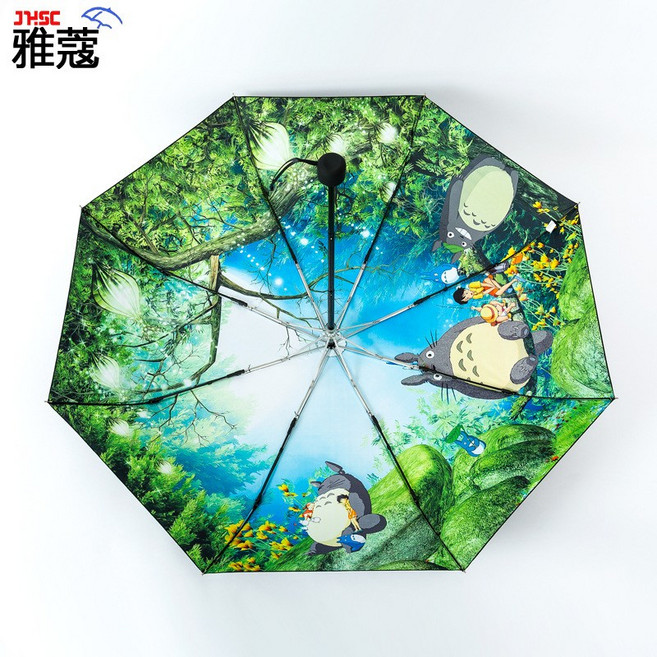 여자우산 자외선차단 3단 캐릭터 파라솔 우양산