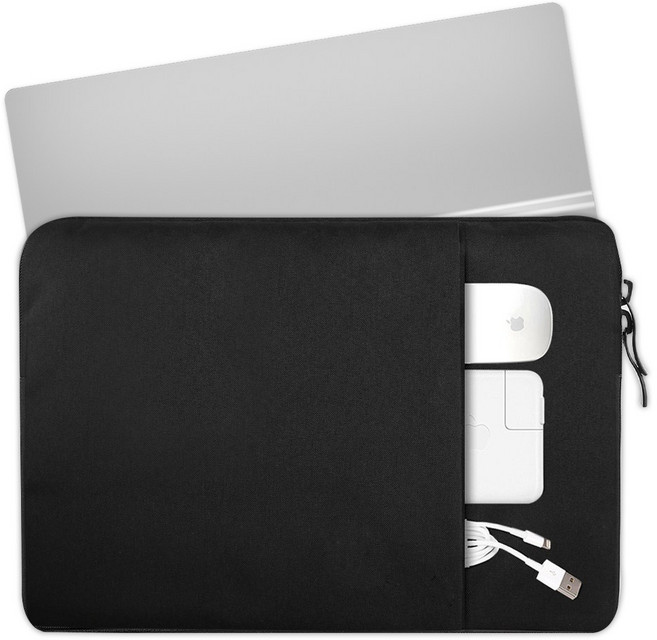 에비크 휴대용 모니터 노트북 파우치 융쿠션 스크래치방지 15인치 17인치 19인치 22인치 24케이스 핸들 가방 커버 슬리브[For monitor laptop notebook 맥북, 1개