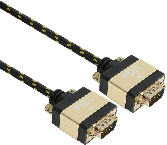 넥시 RGB VGA 메탈 최고급형 케이블 NX985 Fine Gold, 1개, 5m