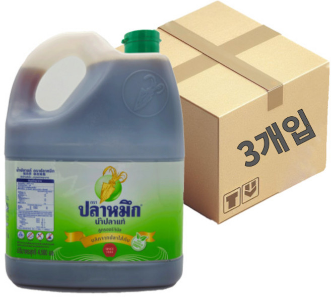 태국 스퀴드 소스 느억맘 4.5L 3개 1박스