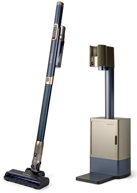 에어보스 자동먼지비움 초경량 스테이션 무선청소기, STT25