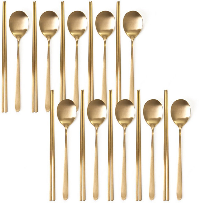 금상첨화 티타늄 수저세트, 10세트