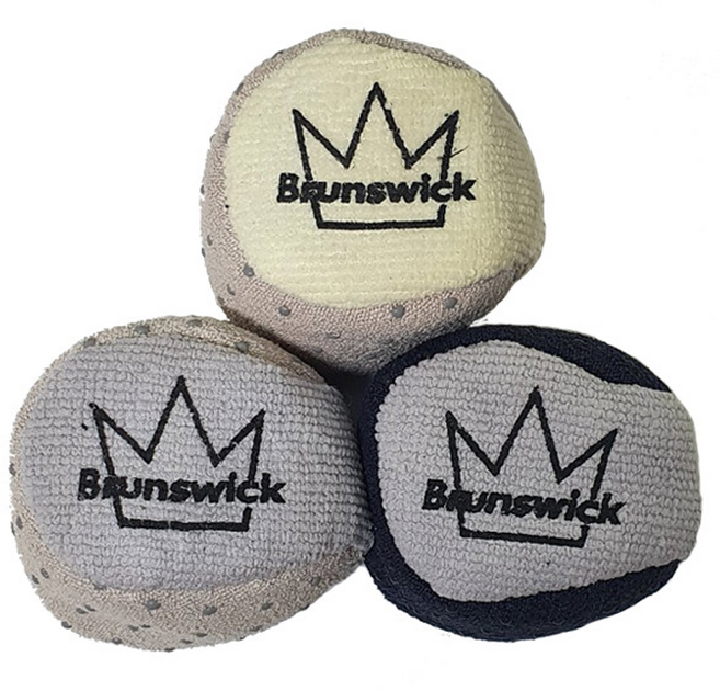 브런스윅 도트 마이크로화이버 퍼프볼 볼링용품 볼링그립 핸드컨디션 땀흡수 수분제거 볼링파우더