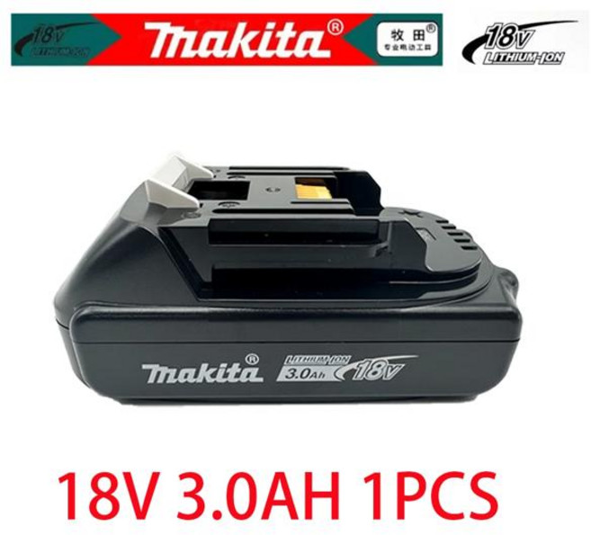 2026 새 마키타 6Ah/3Ah/18V 배터리 BL1830B BL1850B BL1850 BL1840 BL1860 BL1815 교체용 리튬, [11] 1PCS 3.0AH