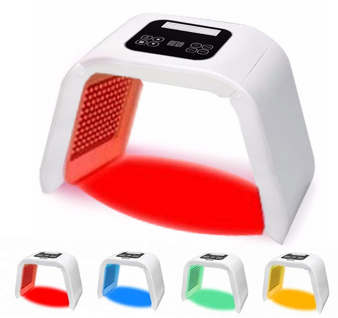 뉴페이스 NUDAYS 홈에스테틱 LED마스크 바디 관리 PDT테라피 4컬러 7컬러 LED돔 홈케어, 홈에스테틱 홈케어 LED마스크 LED돔 PDT 4컬러, 1개