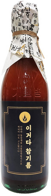 (유통기한 2026-04-11) 이거다 참기름 350ml, 1개