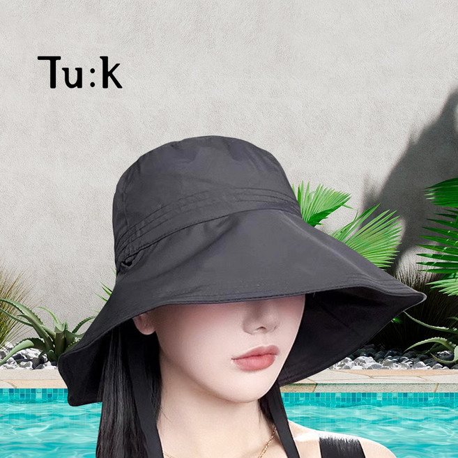 투크 와이드 UV차단 퀵드라이 물놀이 방수모자 여름 챙넓은 기능성 버킷햇