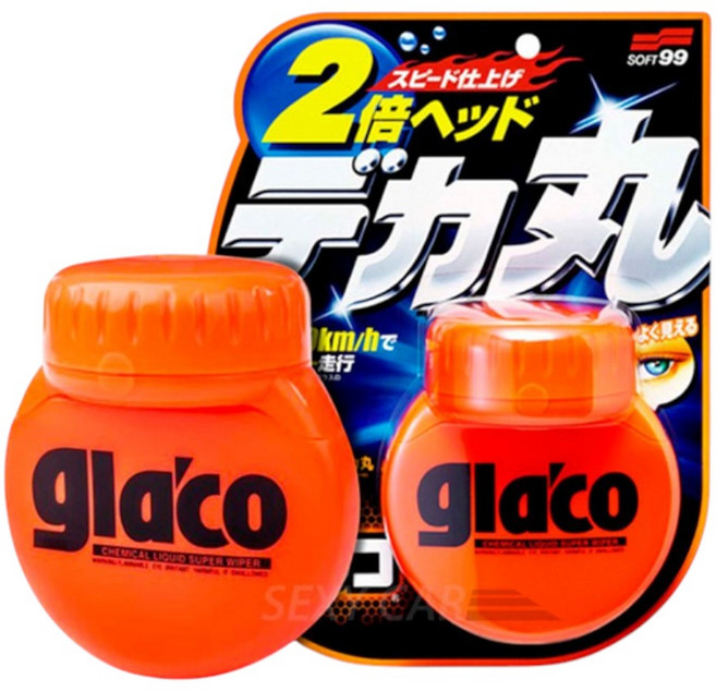 SOFT99 Glaco 汽車玻璃撥水劑 長效清晰視野, 1個, 120ml