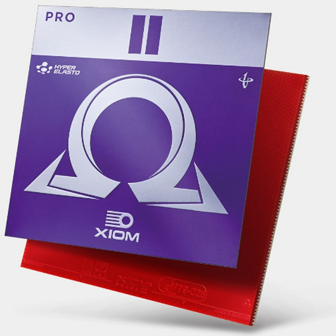 엑시옴 오메가2 프로 탁구러버, 흑색MAX, 1개