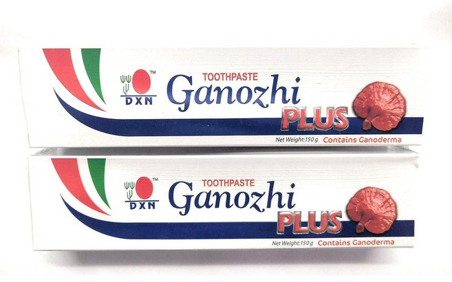인도정품 DXN Ganozhi 치약 영지 혼합 2개 세트, 수량, 150g